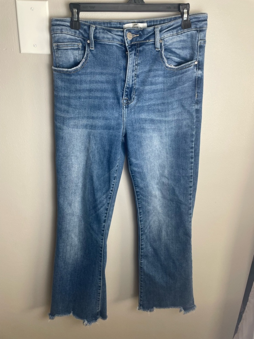 Risen Frayed hem relaxed Jeans